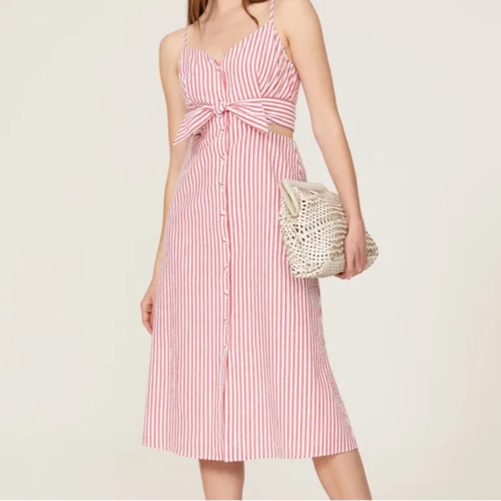 Jason Wu Collective Red and White Striped Garment